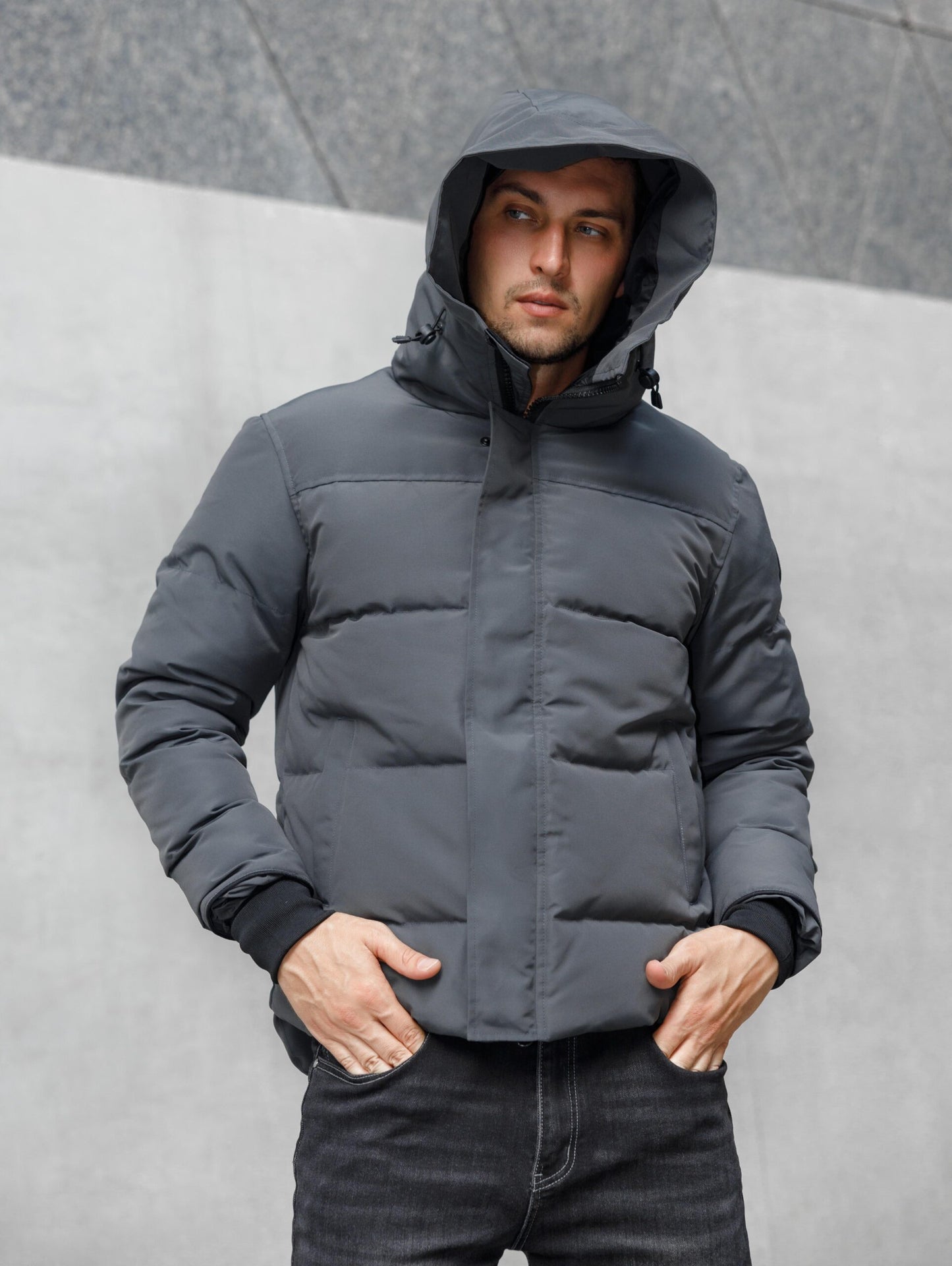 Canada Goose Macmillan Grijs Black Logo - Original Quality